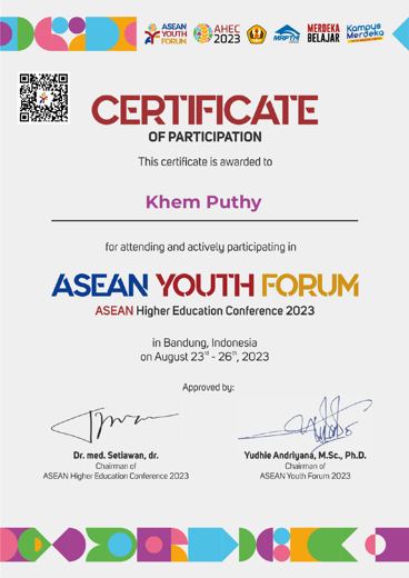 ASEAN Youth Forum · ASEAN Higher Education Conference