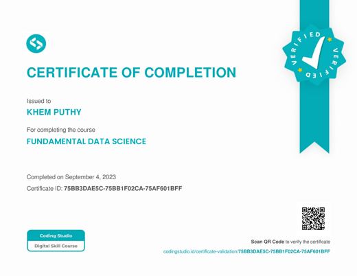 Fundamental Data Science