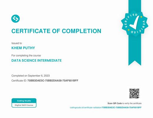 Data Science Intermediate