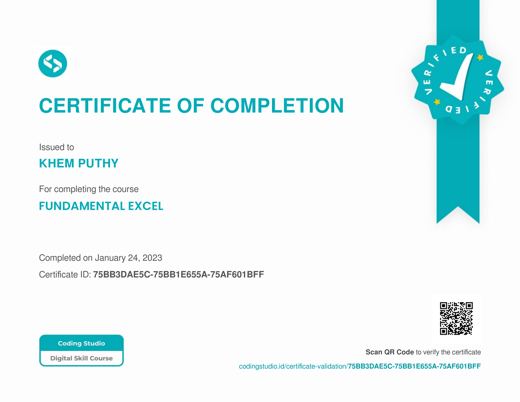 Fundamental Excel