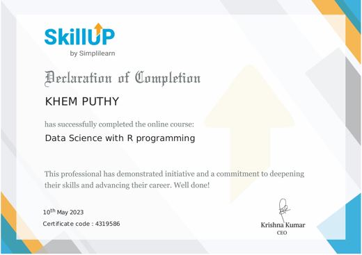 Data Science with R Programming